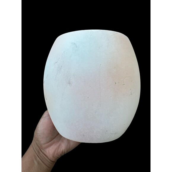 Vintage Artist Signed Southwest Candle Vase Handcrafted Pottery Wolf - Picture 5 of 9